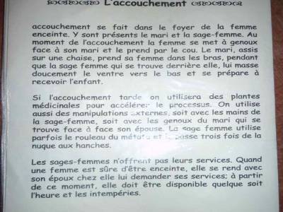 Explication de l'accouchement maya
