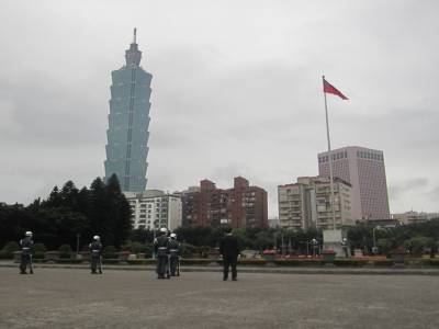 101 Tower depuis Sun Yat-sen Memorial Hall