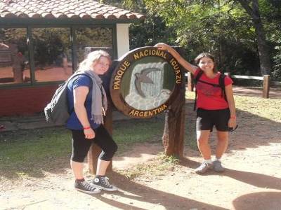 Les chicas devant le parco!