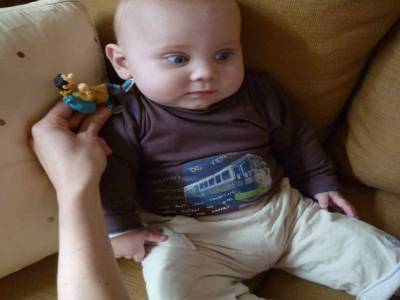 Quentin leur fils avec Gaston