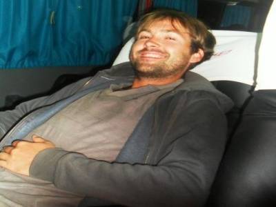 les camas en argentine sont top, d ou ce sourire du bienheureux
