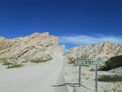 corte el cañon (c ecrit dessus)