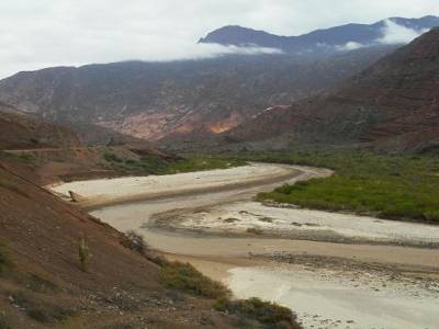 le rio de la conchas, entre cafayate et Salta, pour vous situer