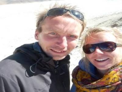Derniere photo avec Inge, qui doit rentrer a Amsterdam