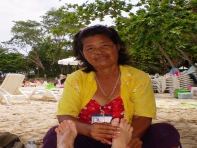 Massage des pieds
