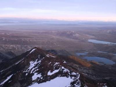 Une vue infinie en haut du Huayna