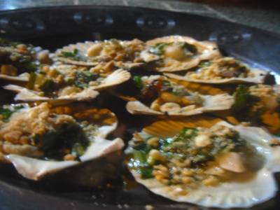 puis un genre  de petites coquilles jean jacques