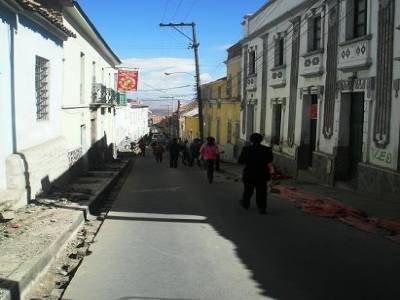 une rue de Potosi