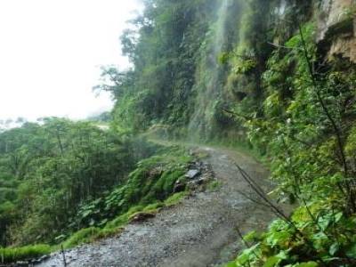 Route de la mort, en vtt, sensations garanties