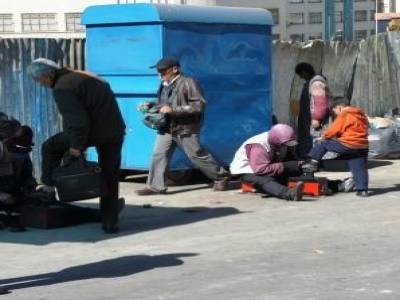 Lustrabotas, a La Paz