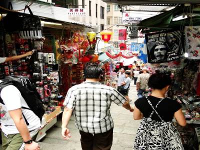 Marché dans le quartier de Soho