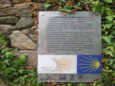 Départ pour St Jacques de Compostelle