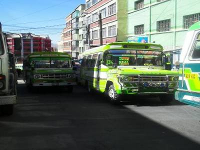 les bus de La Paz : trop classe ! 