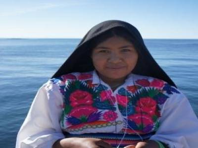 Lucia, qui nous a recu dans sa maison sur l´ile d´Amantani