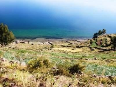 Paysage sur l´ile de Taquile