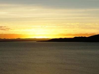 coucher de soleil sur Taquile