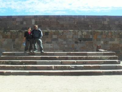 Un escalier a Tiwanaku.. qui mene droit dans le mur !