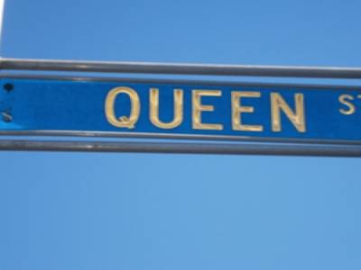 Queen st, the only street in Ayr