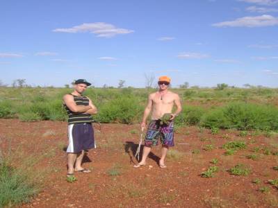 L' ''Outback'' entre Port Hedland et le Karijini National Park, le 23/04/2011.