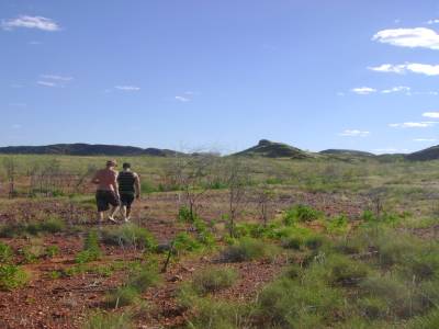 L' ''Outback'' entre Port Hedland et le Karijini National Park, le 23/04/2011.