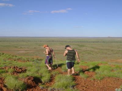 L' ''Outback'' entre Port Hedland et le Karijini National Park, le 23/04/2011.