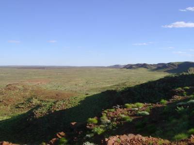 L' ''Outback'' entre Port Hedland et le Karijini National Park, le 23/04/2011.