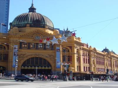 Flinders Street Station, vue dans son ensemble