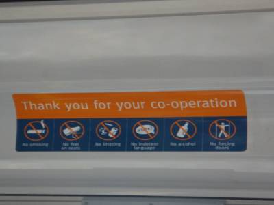 Dans le tram...