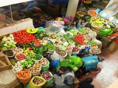 Marche a Tupiza, 1ere ville etape de la Bolivie