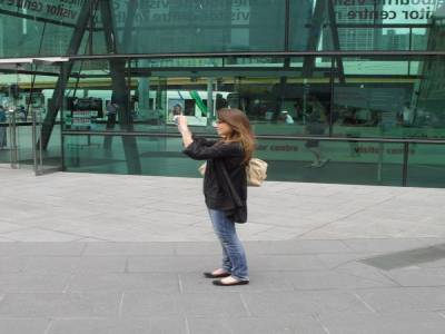 Une touriste