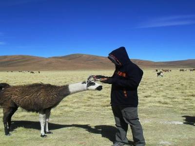 Du coup, comme d hab, il va faire un calin pour voir si tout va bien!