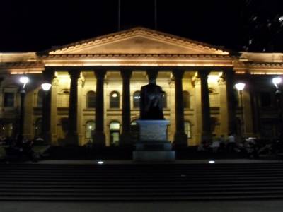 State Library by night
