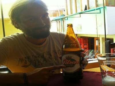 Et a lárrivee, une bonne petite biere bien requiquante !