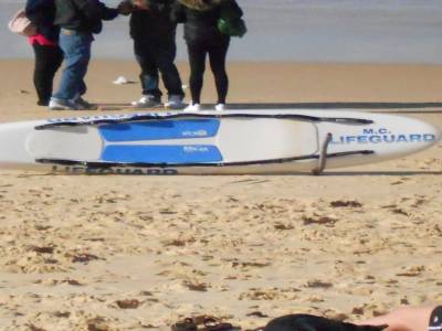 Lifeguard's longboard