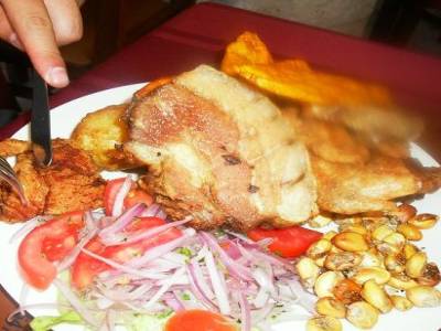Le plat de Thomas: viande et patate