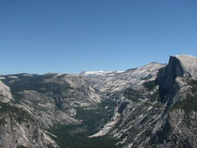 Vue de la vallée de Yosémite