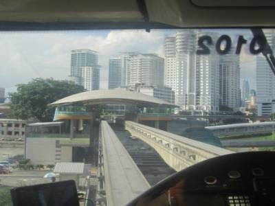Vue depuis le Monorail (MRT)