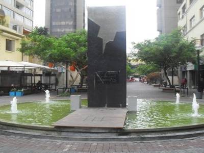 la fontaine de la paz a Miraflores