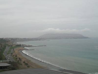 Ah oui, en plus a Lima, il fait moche !