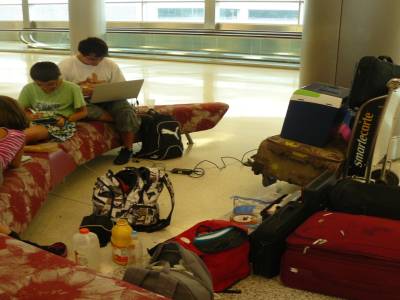 L'attente à l'aéroport