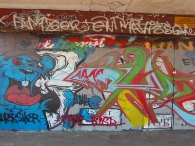 graff dans les rue de Jodja