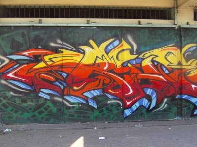 graff dans les rues de Jodja