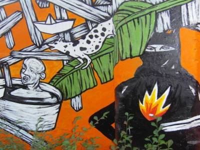 graff dans les rues de Jodja