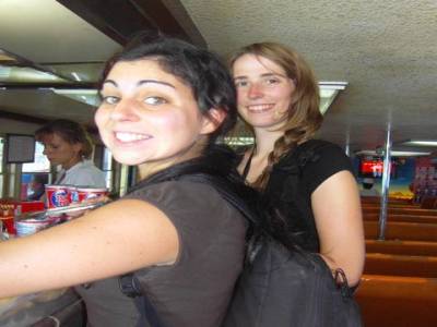 sur le ferry, en direction de Bali