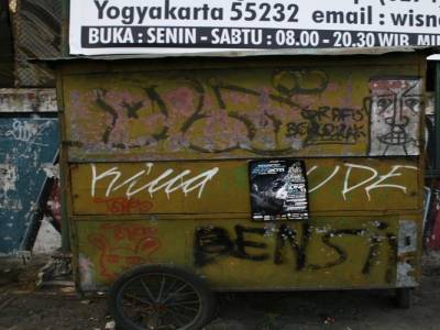 graff dans les rues de Jodja
