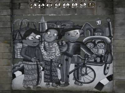 graff dans les rues de Jodja