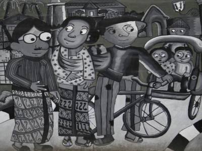 graff dans les rues de Jodja