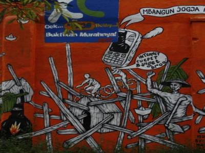 graff dans les rues de Jodja