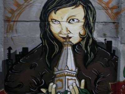 graff dans les rues de Jodja