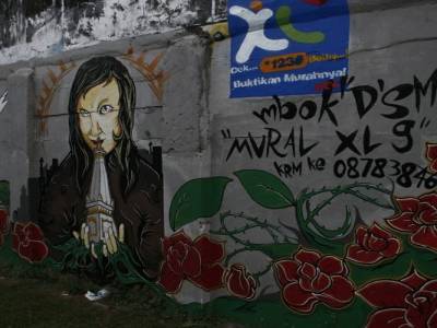 graff dans les rues de Jodja